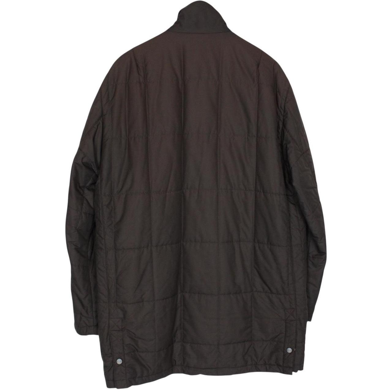 Vintage Burberry London Brown Nova Check Lined Quilted Coat