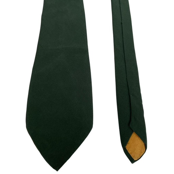 Vintage 80s Gucci Green Silk Tie