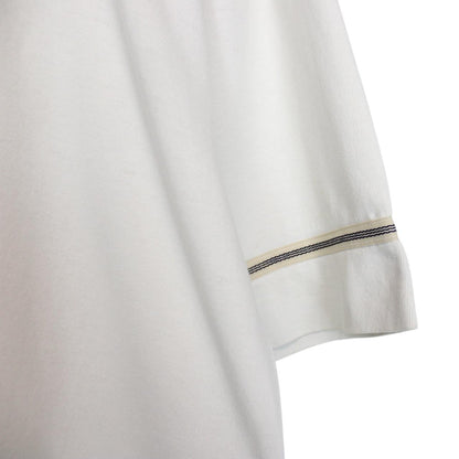 Vintage 1988 Stone Island White Short Sleeve Embroidered T-Shirt