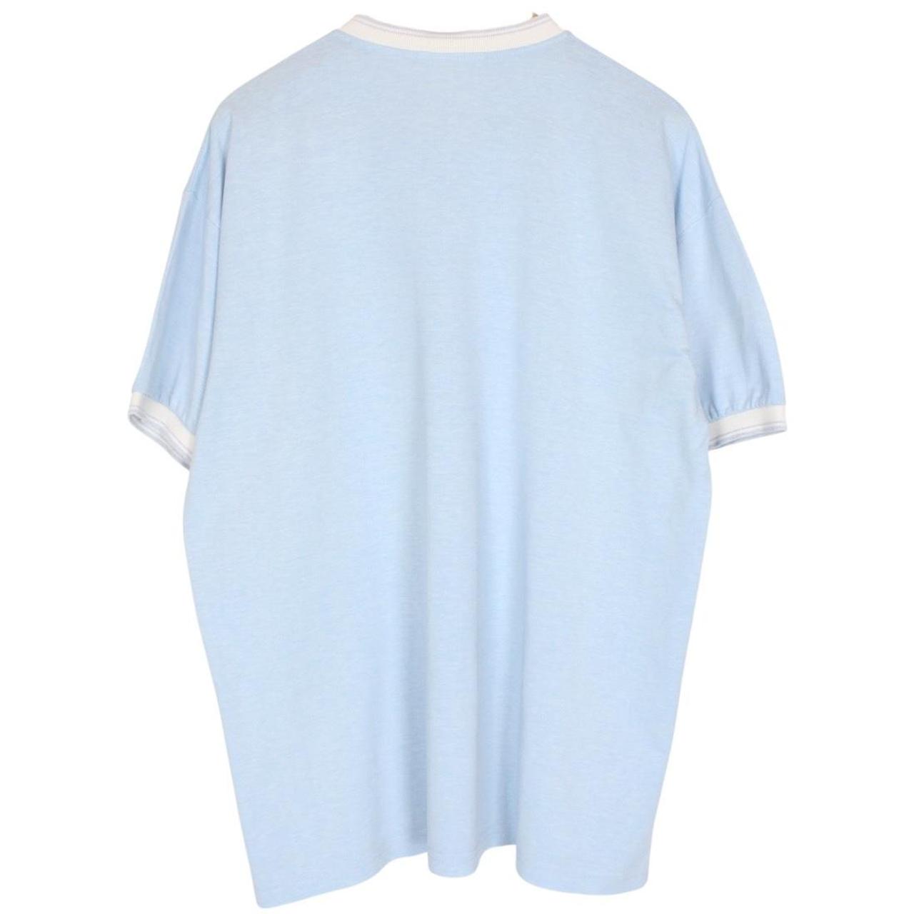 Vintage 80s Lacoste Light Blue Short Sleeve T-Shirt