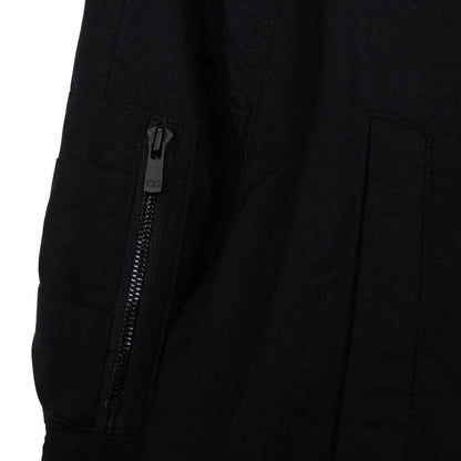 Canada Goose Black Faber Full Zip Nylon Bomber Jacket