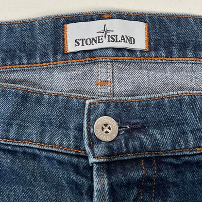 Stone Island AW 2017 Navy Blue RE-T Fit Denim Jeans