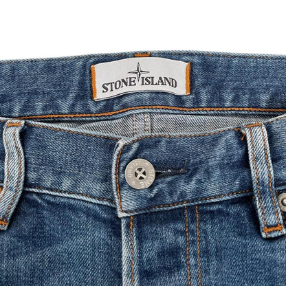 Stone Island SS 2016 Blue Slim Fit Denim Jeans