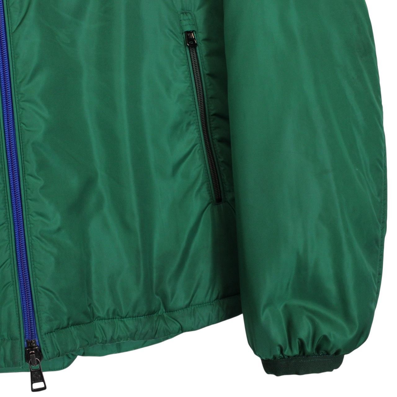 Moncler Guimet Forest Green Full Zip Hooded Down Jacket