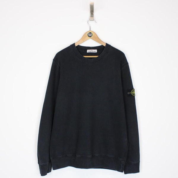 Stone Island AW 2021 Black Cotton Sweatshirt Jumper