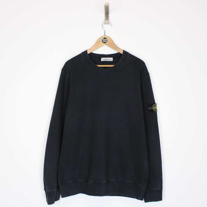 Stone Island AW 2021 Black Cotton Sweatshirt Jumper