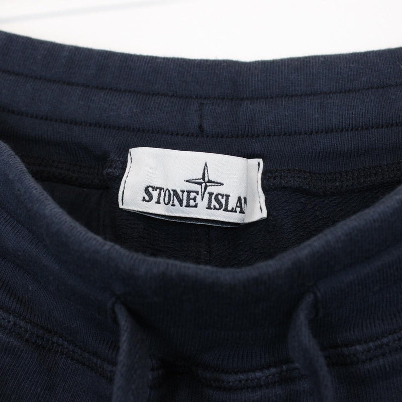 Stone Island SS 2014 Navy Blue Cotton Jogger Shorts