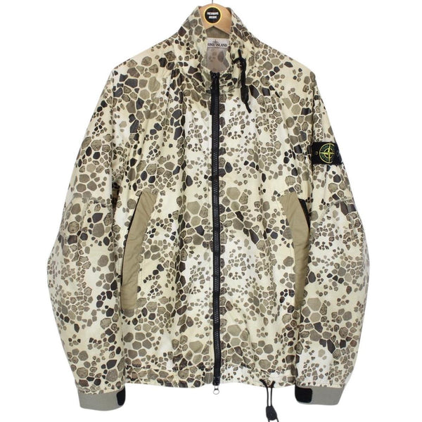 Stone Island SS 2018 Alligator Camo Full Zip Cotton/Nylon Jacket