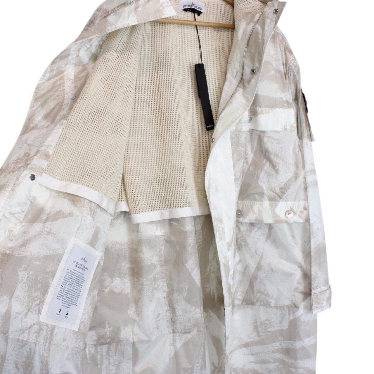 Stone Island UV Reactive Scan Camo On Nylon Ripstop Full Zip Jacket