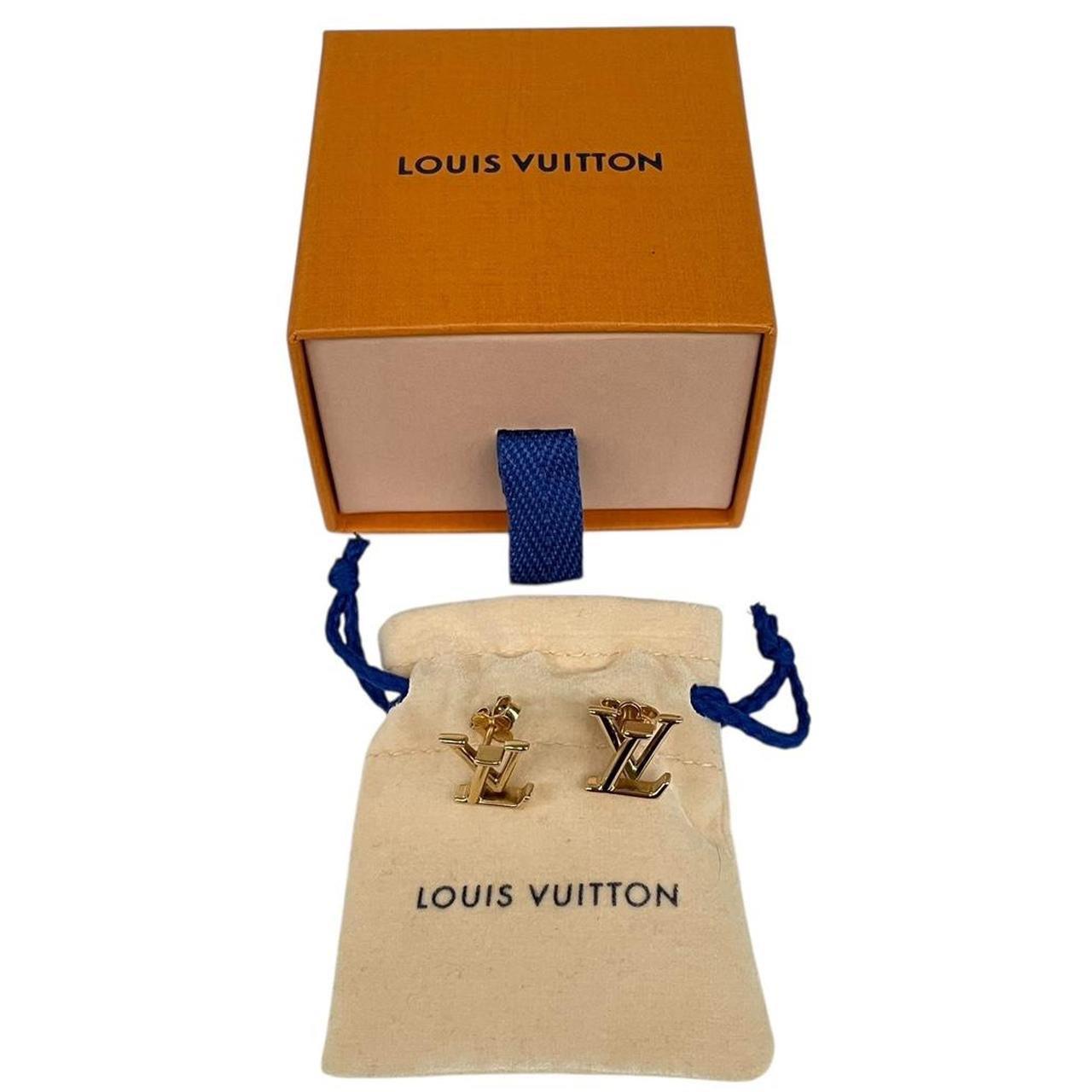 Louis Vuitton LV Iconic Gold Stud Earrings