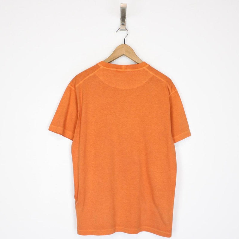 Stone Island Orange Short Sleeve Compass T-Shirt