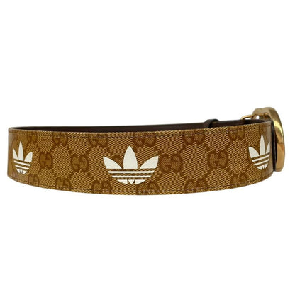 Gucci x Adidas GG Marmont Supreme Leather Belt with GG Buckle