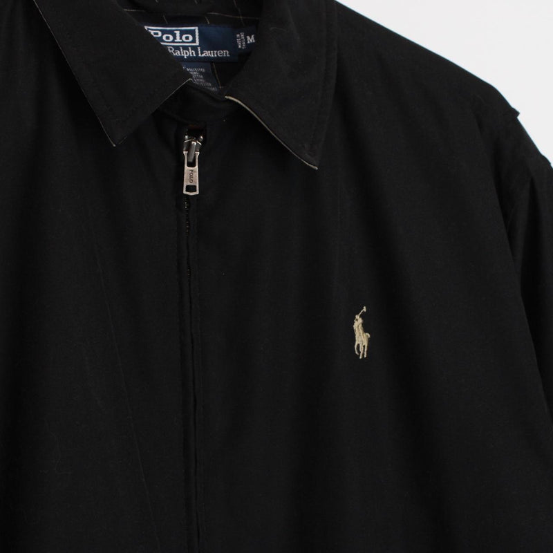 Polo Ralph Lauren Black Full Zip Harrington Jacket