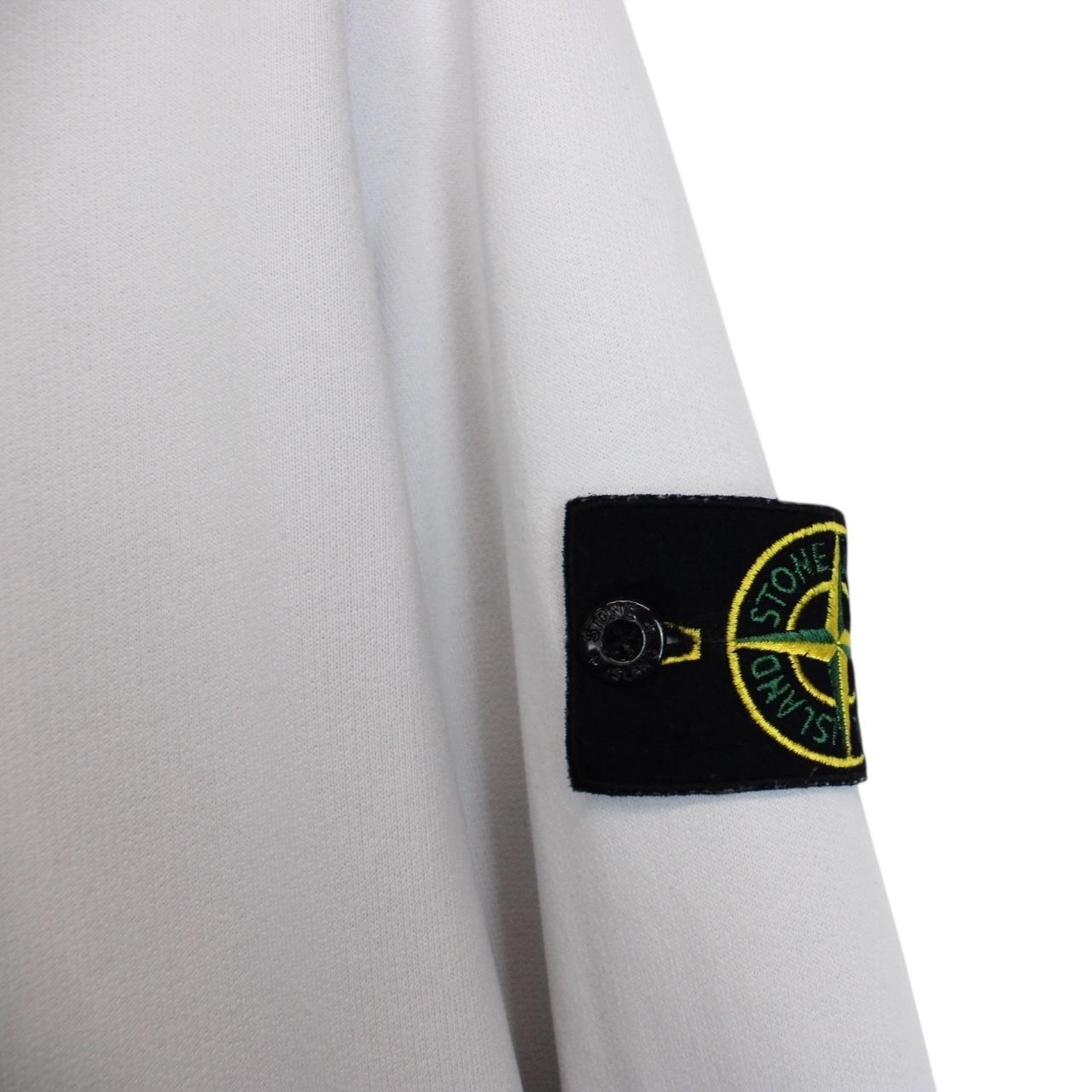 Stone Island AW 2018 Light Blue Cotton Hoodie Jumper