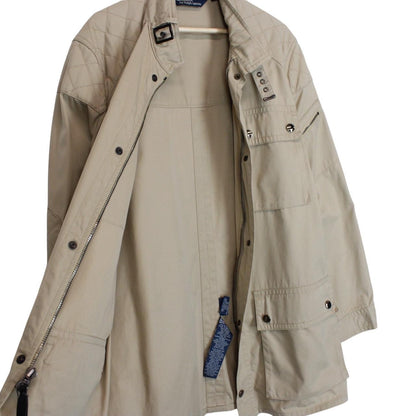 Vintage Polo Ralph Lauren Beige Full Zip Military Multi Pocket Jacket