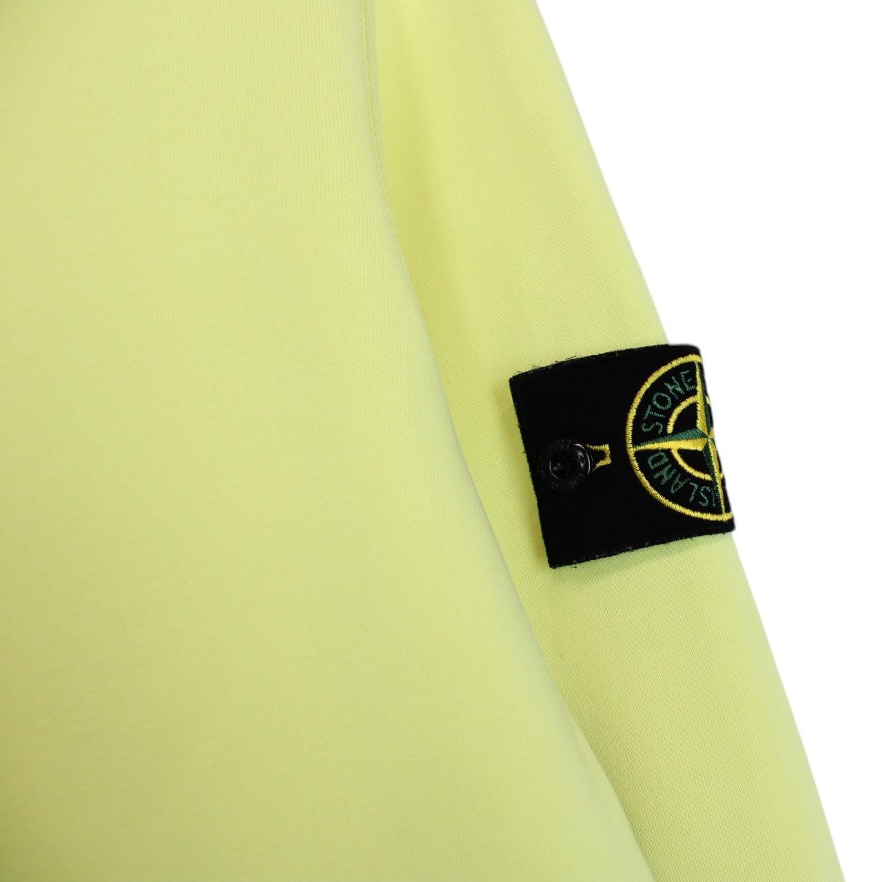 Stone Island SS 2019 Yellow Cotton Sweatshirt Jumper