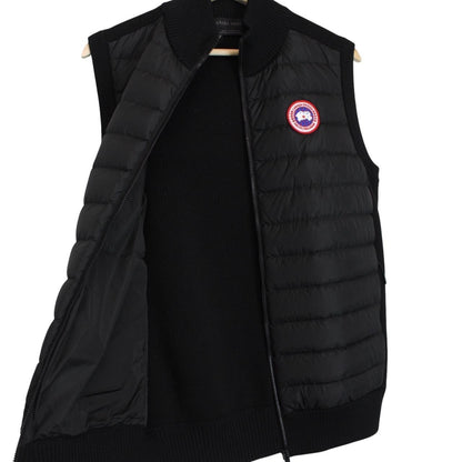 Canada Goose Hybridge Wool Knit Black Down Gilet / Bodywarmer