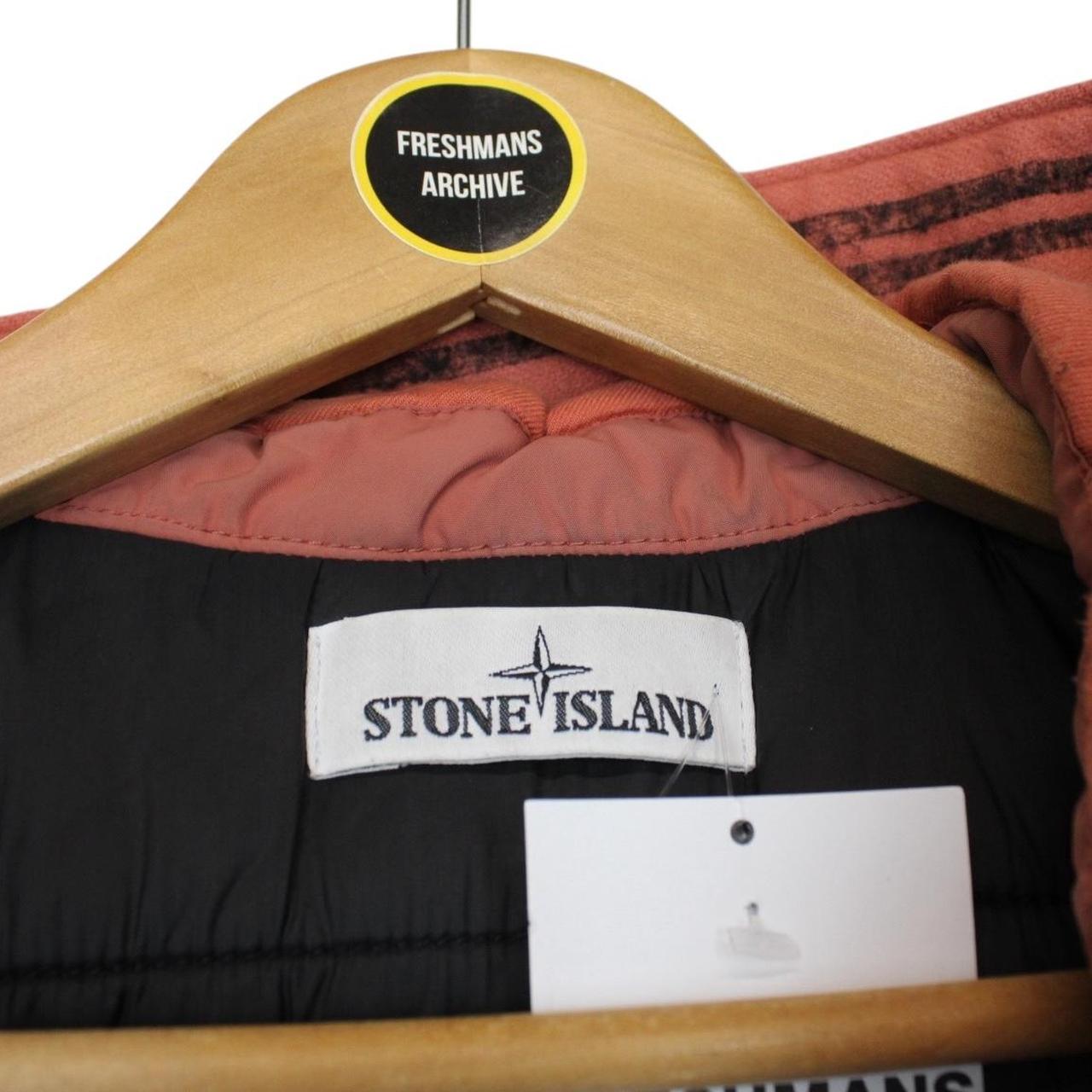 Stone Island AW 2019 Orange Micro Reps Primaloft Hooded Jacket