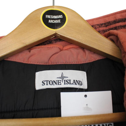Stone Island AW 2019 Orange Micro Reps Primaloft Hooded Jacket