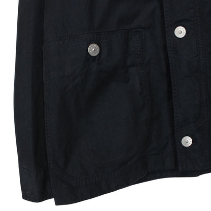 Stone Island SS 2023 Navy Blue Cupro Cotton Twill-TC Jacket