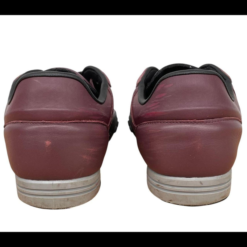 Stone Island Burgundy and Orange Football Trainers