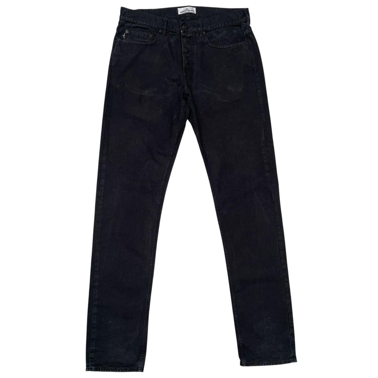 Stone Island AW 2014 Black RE-T Fit Cotton Trousers