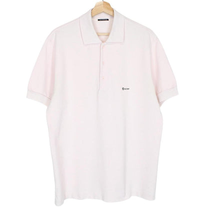 Vintage Stone Island Denims Pink Short Sleeve Polo Shirt