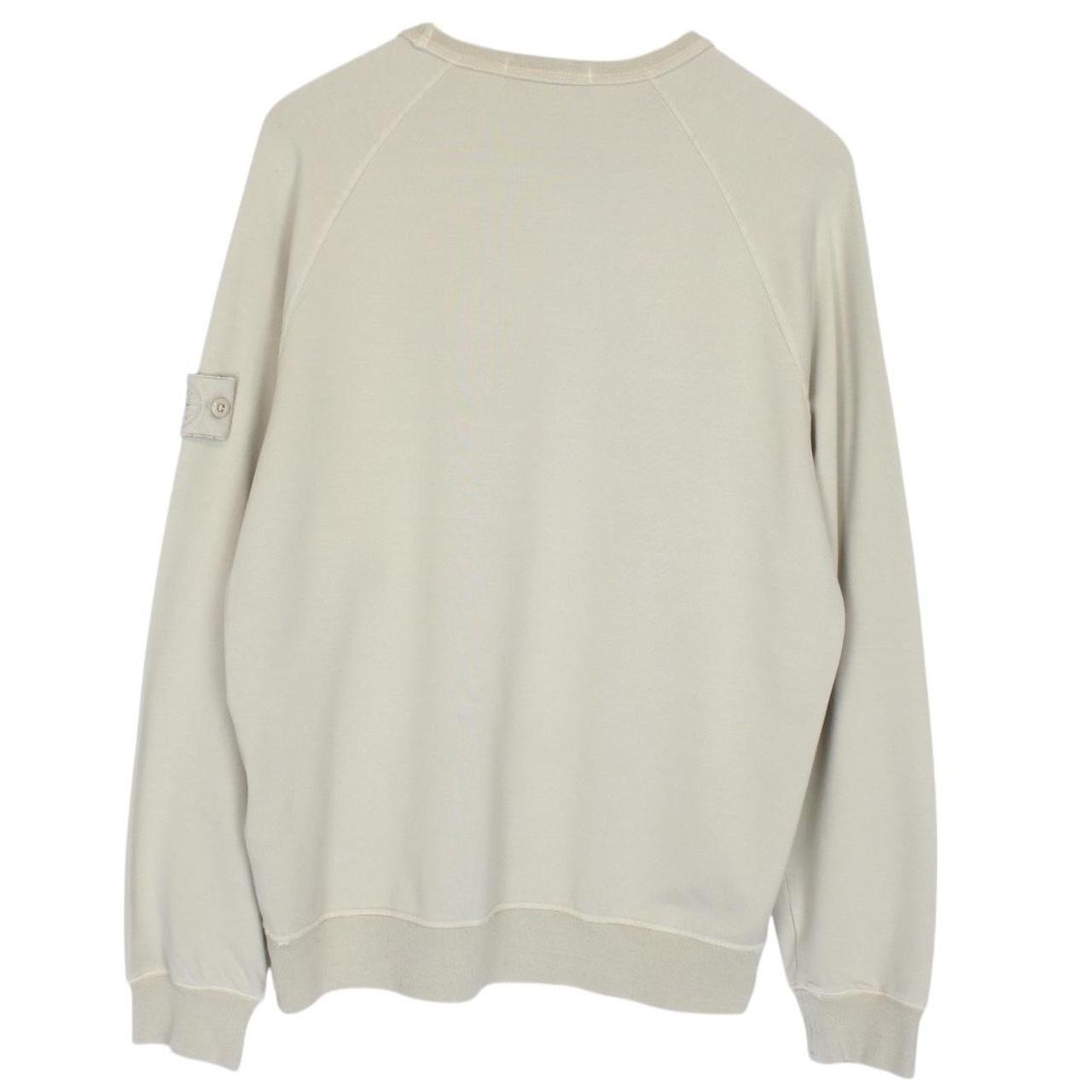 Stone Island Ghost SS 2021 Beige Stretch Cotton Sweatshirt Jumper