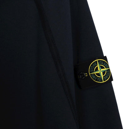 Stone Island Navy Blue Crew Neck Cotton Sweatshirt Jumper