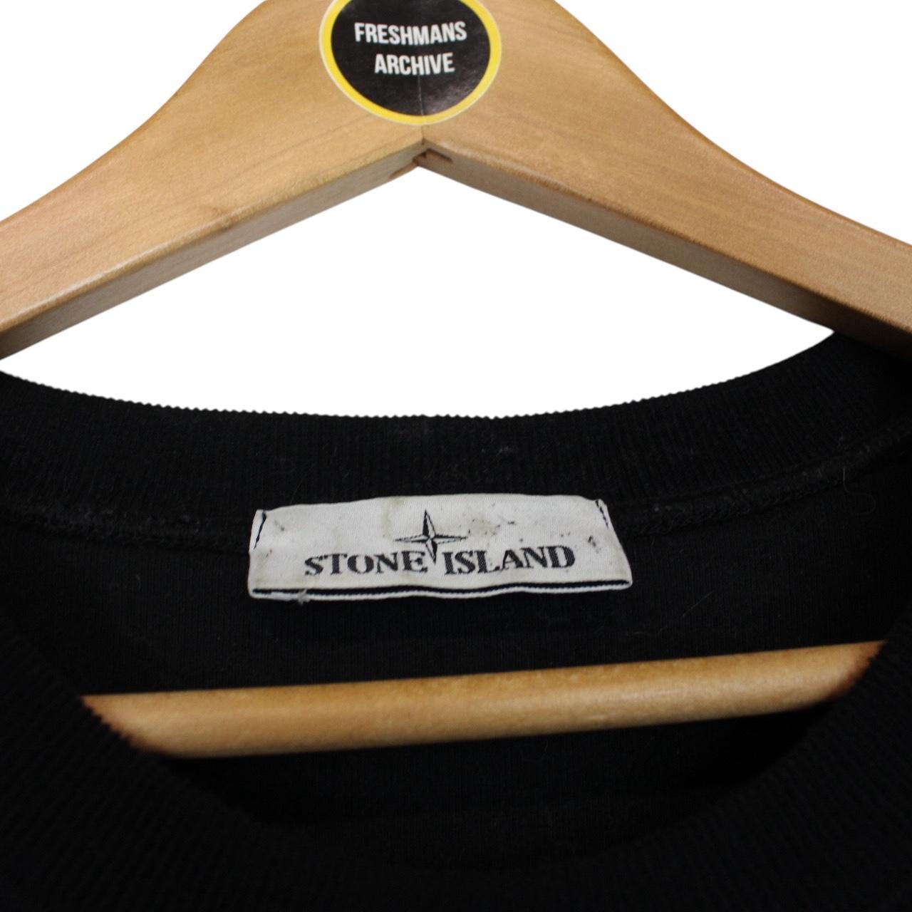 Stone Island AW 2021 Black Cotton Sweatshirt Jumper