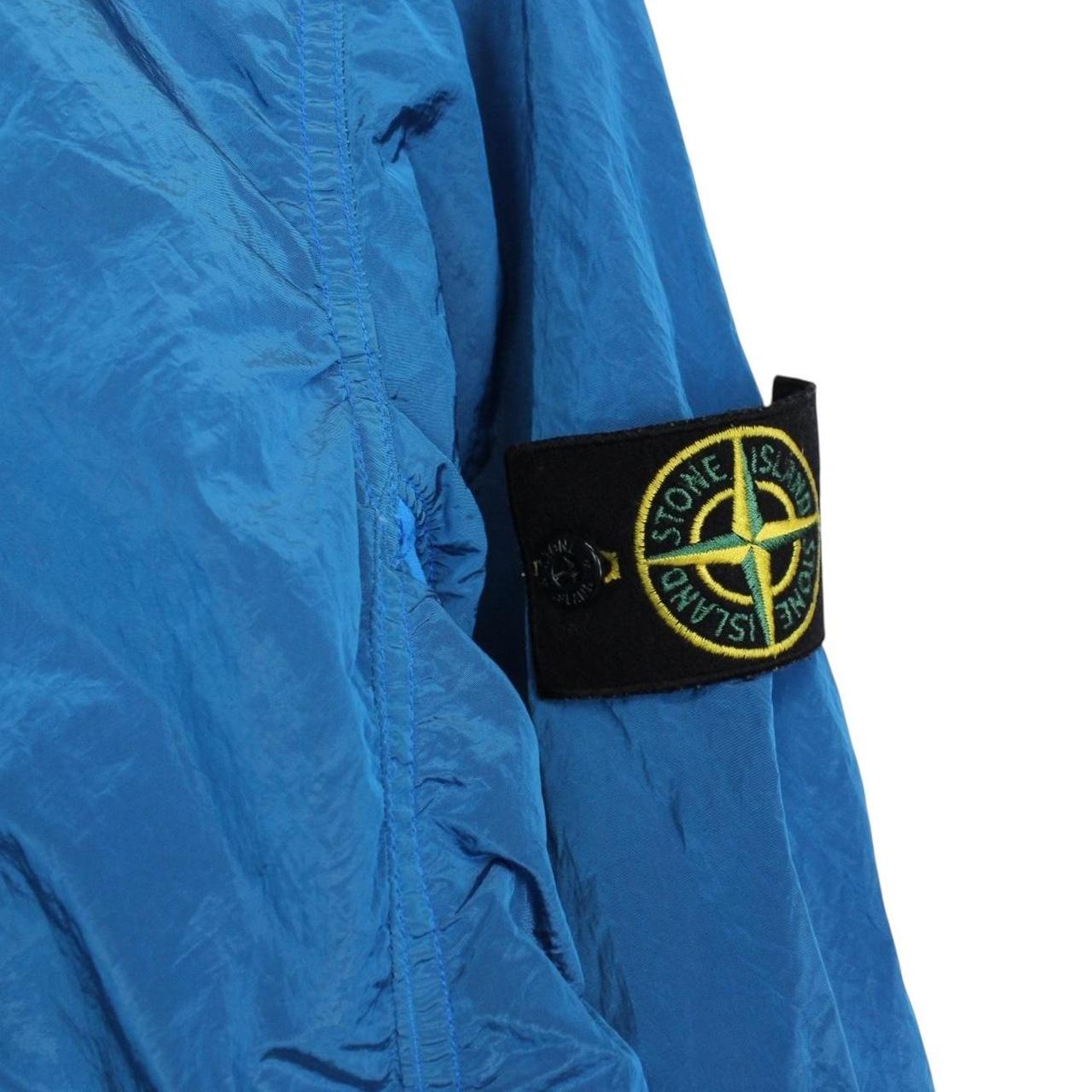 Stone Island SS 2018 Blue Full Zip Nylon Metal Overshirt Jacket
