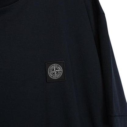 Stone Island Navy Blue Short Sleeve Compass T-Shirt