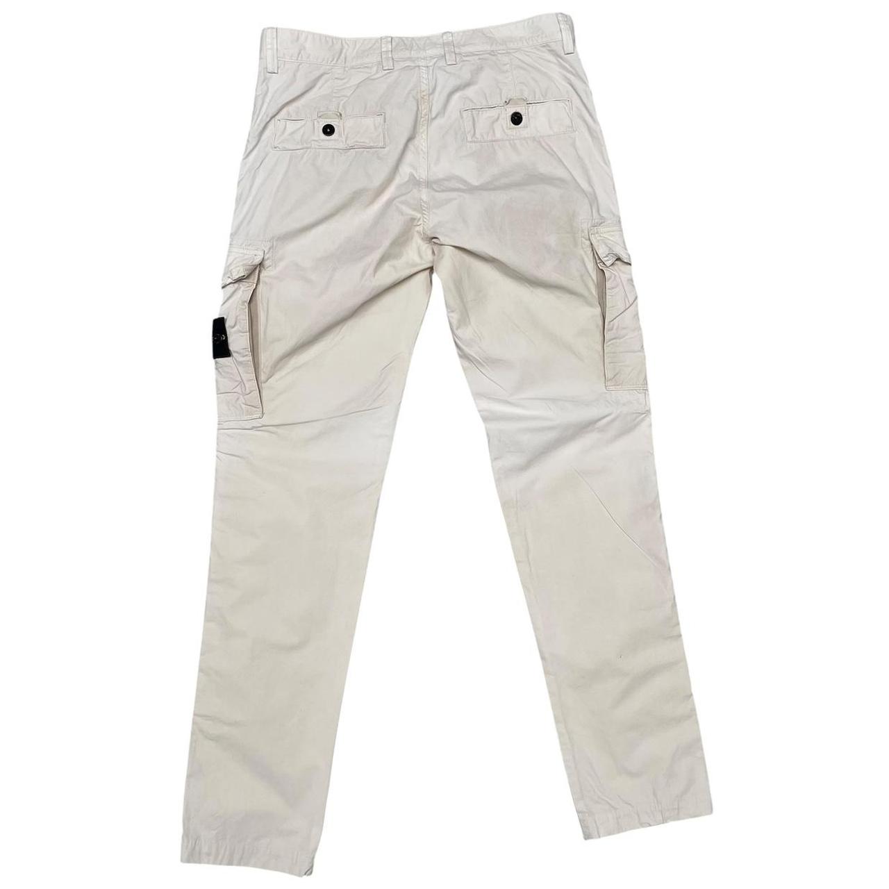 Stone Island SS 2013 Cream Slim Fit Cargo Trousers