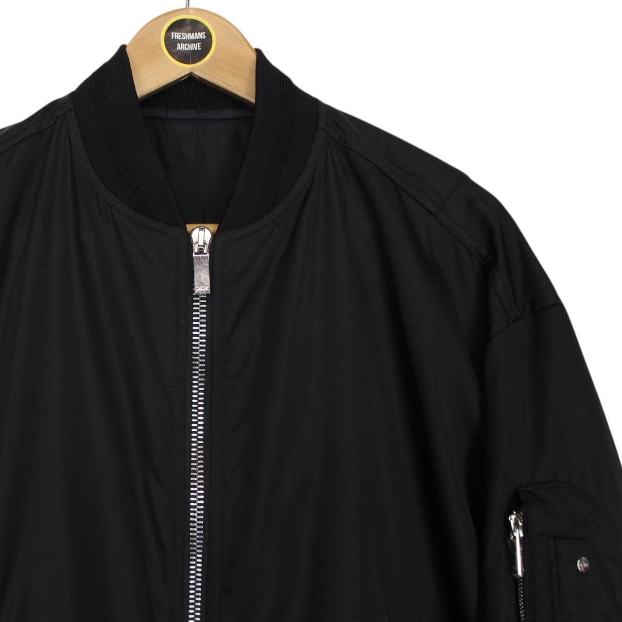 Dior Black Full Zip Nylon Bomber Jacket