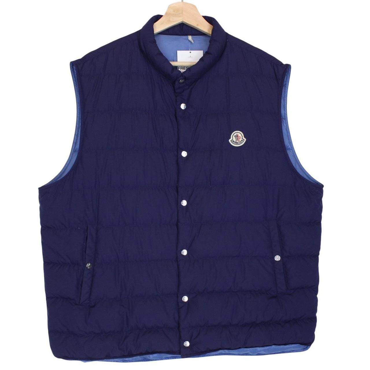 Moncler Navy Blue Febe Quilted Gilet / Bodywarmer