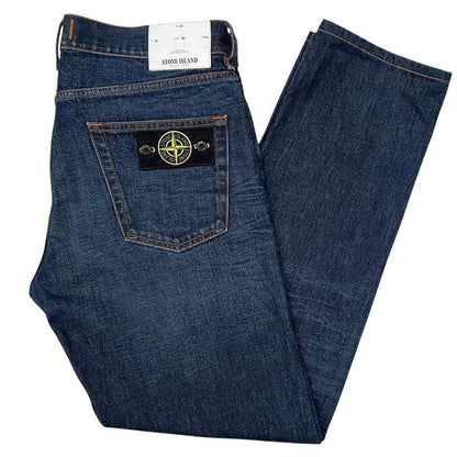 Stone Island SS 2013 Navy Blue Slim Fit Denim Jeans