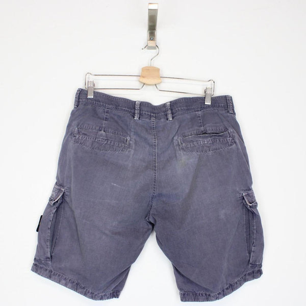 Stone Island SS 2014 Blue Bermuda Cotton Cargo Shorts