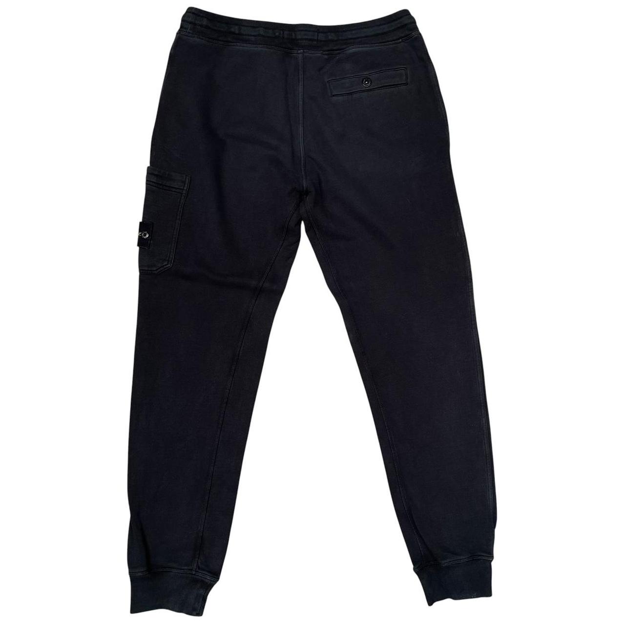 Stone Island Black Cotton Tracksuit Bottoms / Joggers