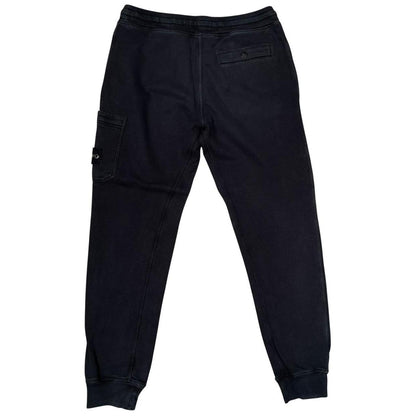 Stone Island Black Cotton Tracksuit Bottoms / Joggers