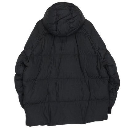 Stone Island AW 2023 Black Garment Dyed Crinkle Reps R-NY Down Puffer Jacket