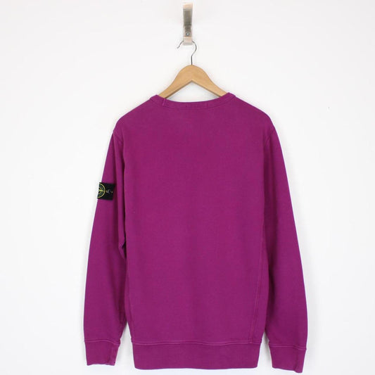 Stone Island AW 2018 Purple Cotton Sweatshirt Jumper