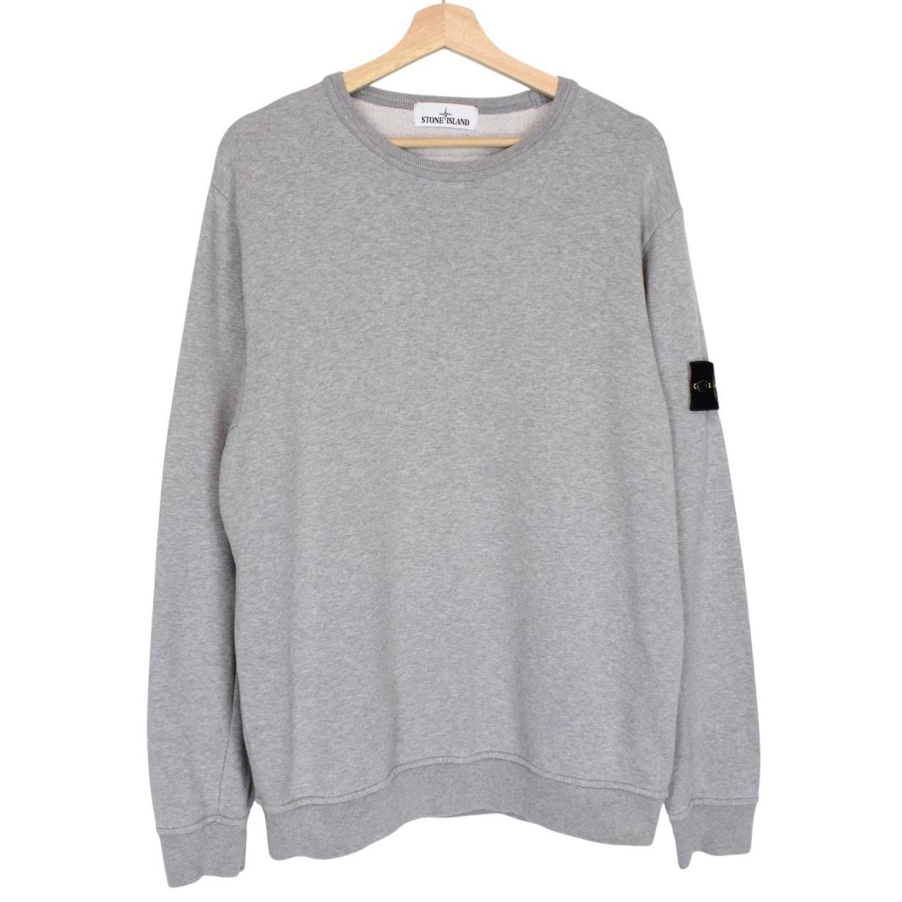 Stone Island SS 2017 Grey Cotton Sweatshirt Jumper