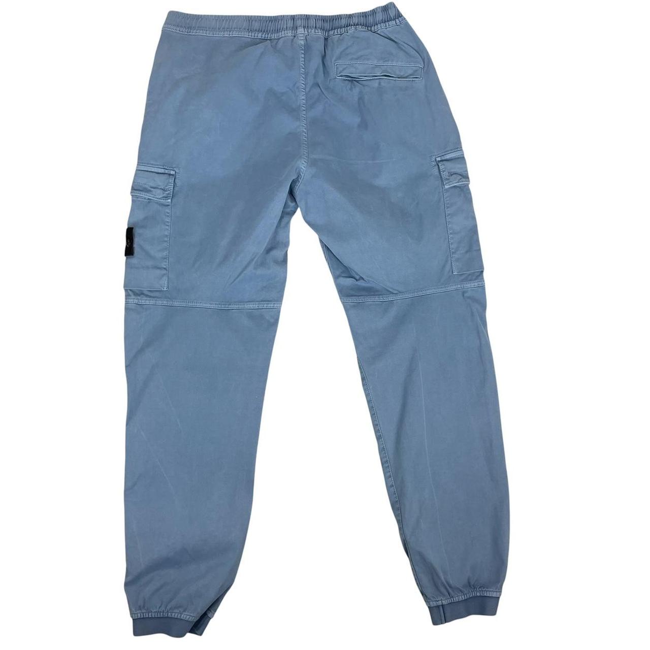 Stone Island AW 2022 Blue RE-T Fit Cargo Trousers