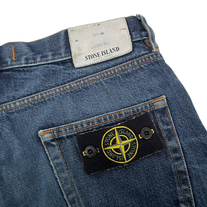 Stone Island SS 2016 Navy Blue Slim Fit Denim Jeans