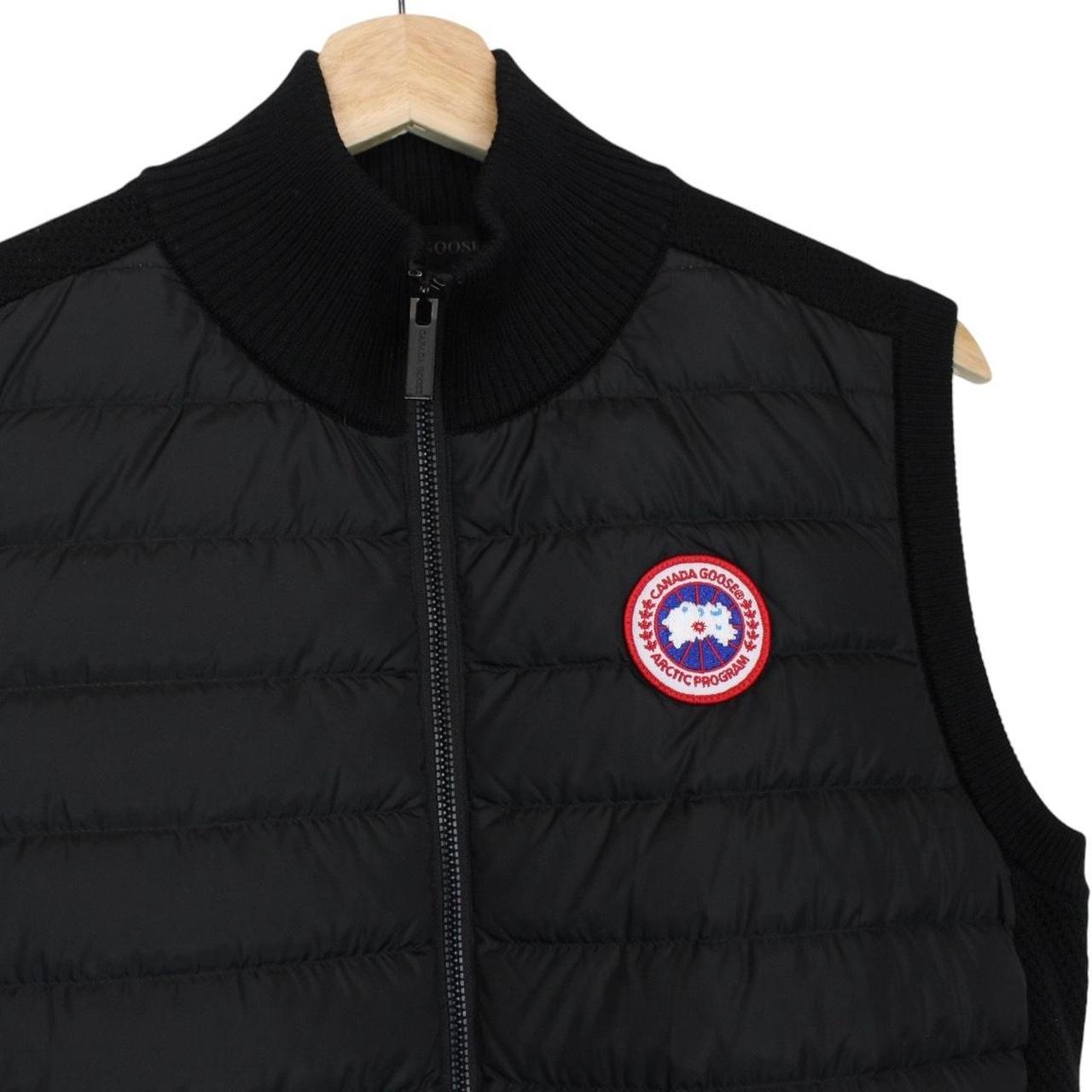 Canada Goose Hybridge Wool Knit Black Down Gilet / Bodywarmer