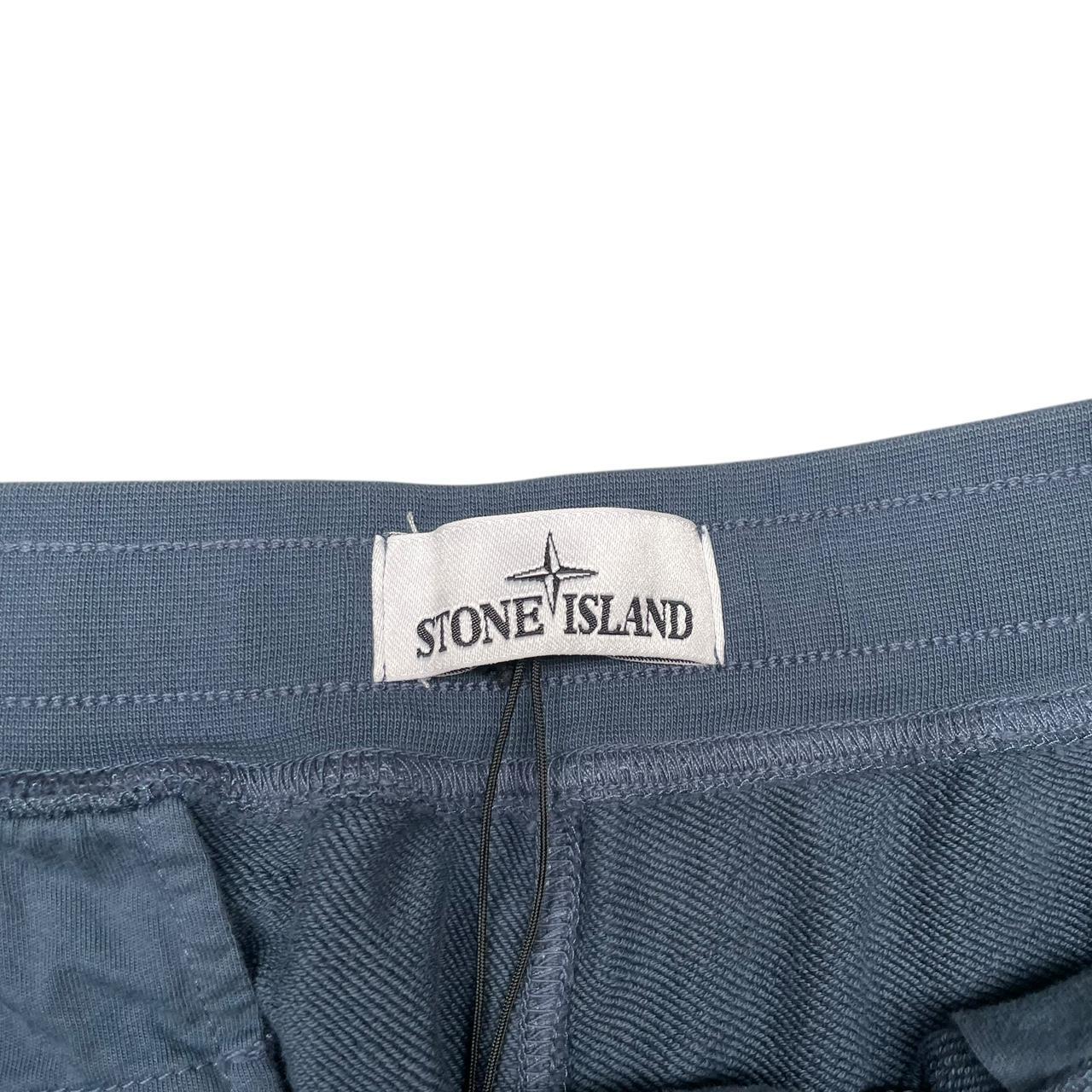 Stone Island SS 2020 Navy Blue Cotton Jogger Shorts