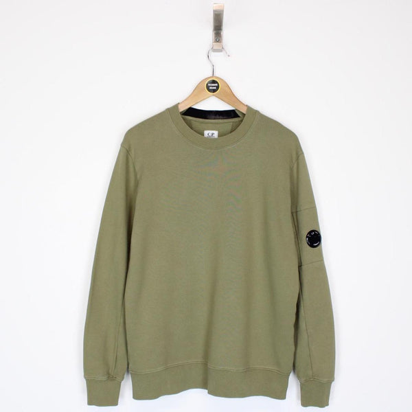 CP Company Green Goggle Sweatshirt Jumper