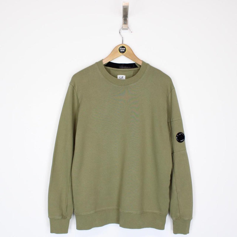 CP Company Green Goggle Sweatshirt Jumper