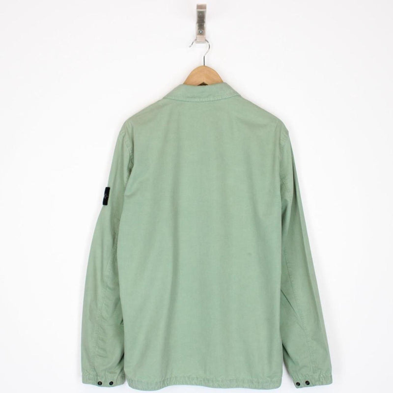 Stone Island AW 2022 Green Full Zip Overshirt Jacket