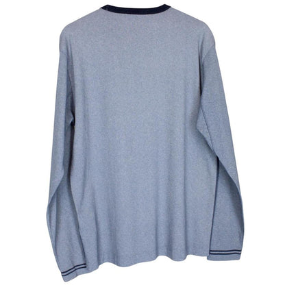 Stone Island SS 2019 Blue Long Sleeve Compass T-Shirt